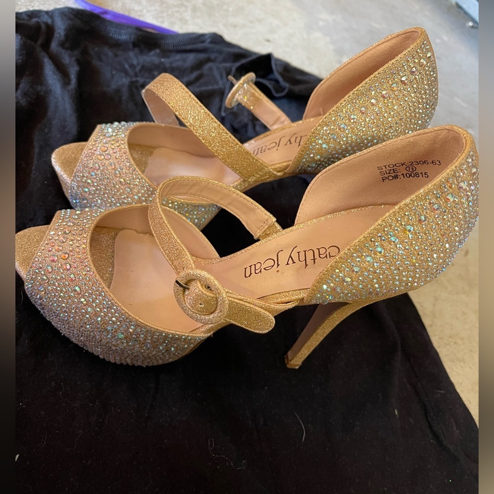 Cathy Jean sparkle heels